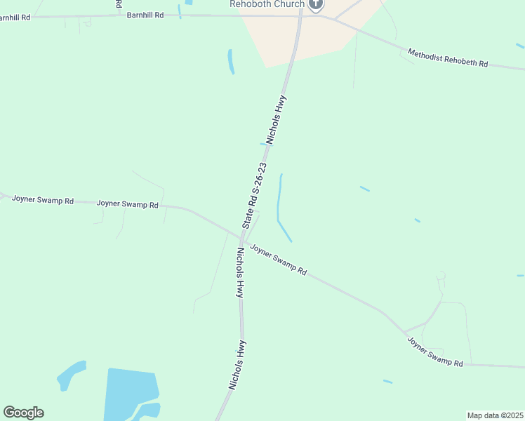 map of restaurants, bars, coffee shops, grocery stores, and more near 3810 Nichols Highway in Galivants Ferry