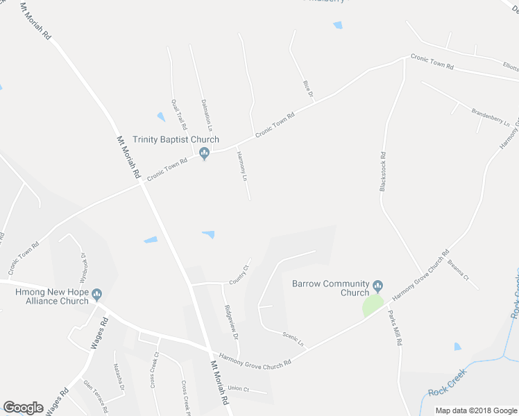 map of restaurants, bars, coffee shops, grocery stores, and more near 418 Harmony Lane in Auburn