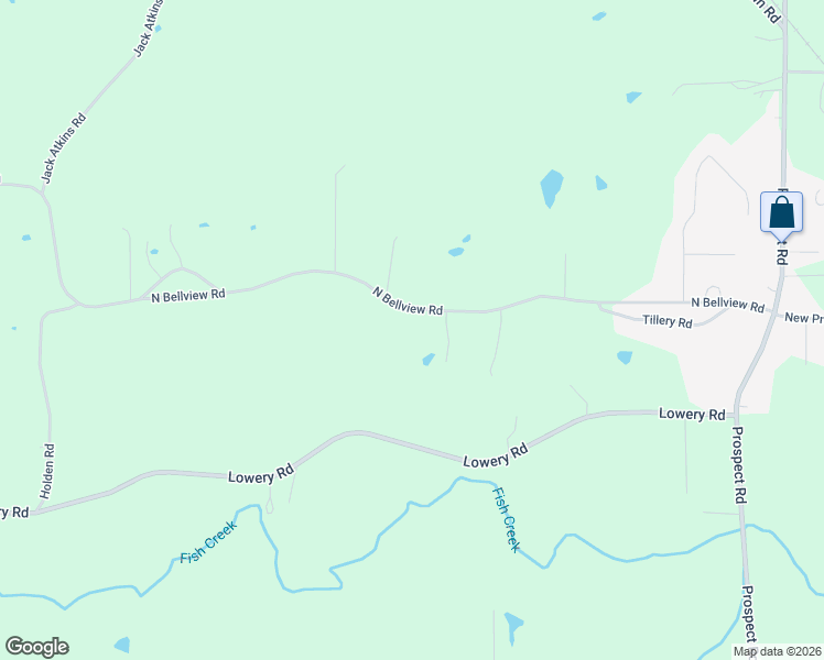 map of restaurants, bars, coffee shops, grocery stores, and more near 443 North Bellview Road in Aragon