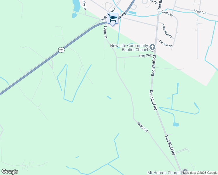 map of restaurants, bars, coffee shops, grocery stores, and more near 356 Suggs Street in Loris