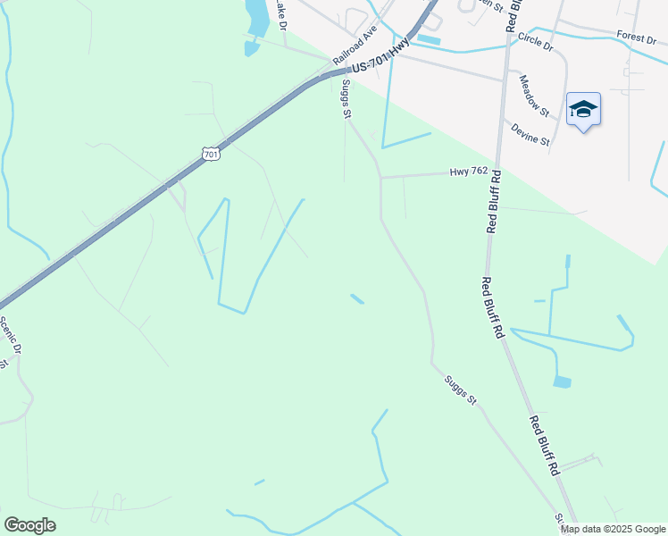 map of restaurants, bars, coffee shops, grocery stores, and more near 340 Suggs Street in Loris