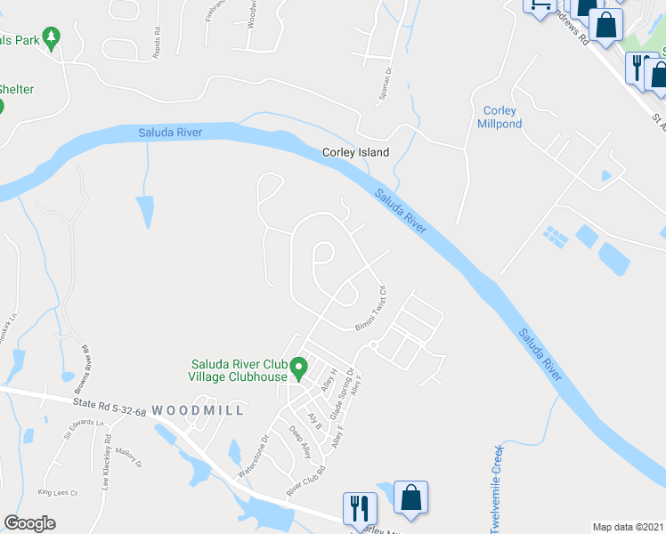 map of restaurants, bars, coffee shops, grocery stores, and more near 930 Battenkill Court in Lexington