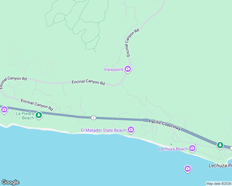 map of restaurants, bars, coffee shops, grocery stores, and more near 4140 Encinal Canyon Road in Malibu