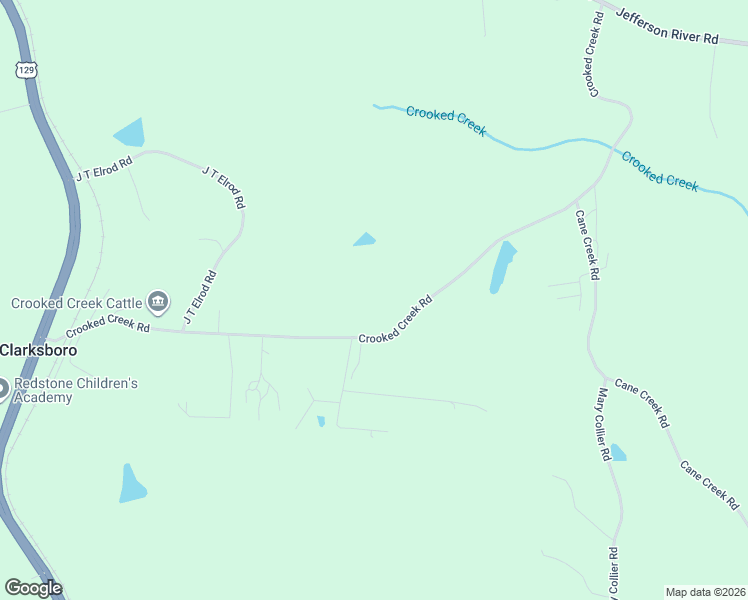 map of restaurants, bars, coffee shops, grocery stores, and more near 787 Crooked Creek Road in Athens