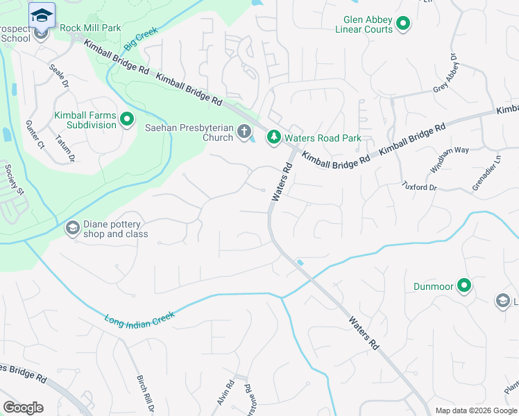 map of restaurants, bars, coffee shops, grocery stores, and more near 3383 Carverton Lane in Alpharetta