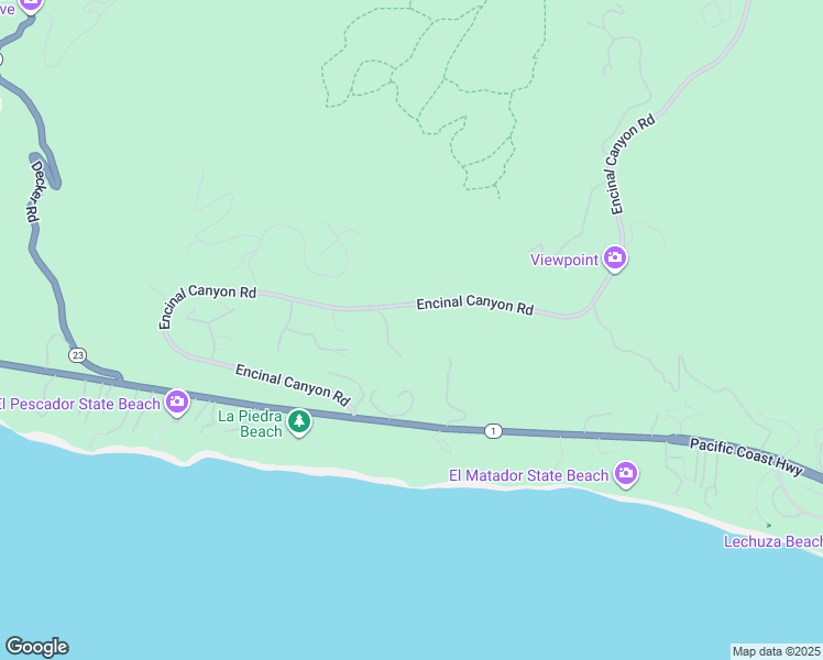 map of restaurants, bars, coffee shops, grocery stores, and more near 4400 Encinal Canyon Road in Malibu