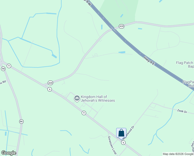 map of restaurants, bars, coffee shops, grocery stores, and more near 1655 Powell Lane in Loris