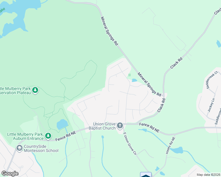 map of restaurants, bars, coffee shops, grocery stores, and more near 944 Liberty Ives Drive Northeast in Auburn