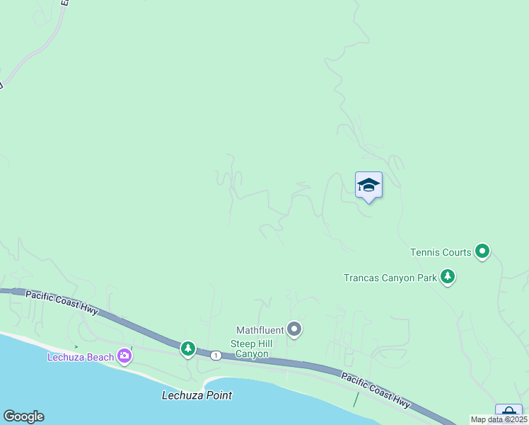 map of restaurants, bars, coffee shops, grocery stores, and more near 31518 Anacapa View Drive in Malibu