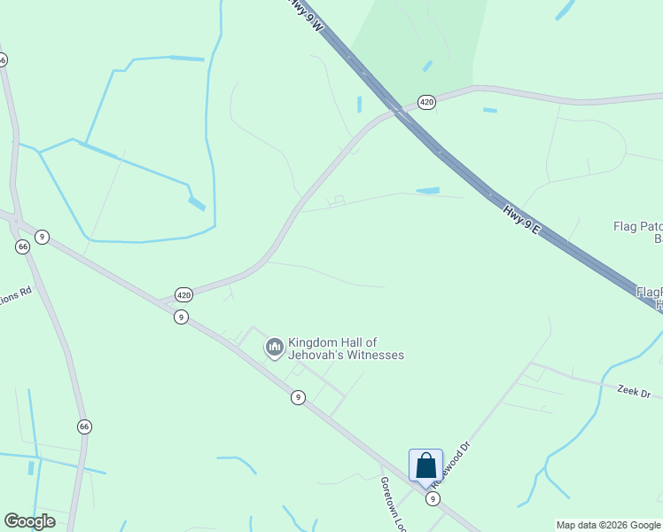 map of restaurants, bars, coffee shops, grocery stores, and more near 1601 Powell Lane in Loris