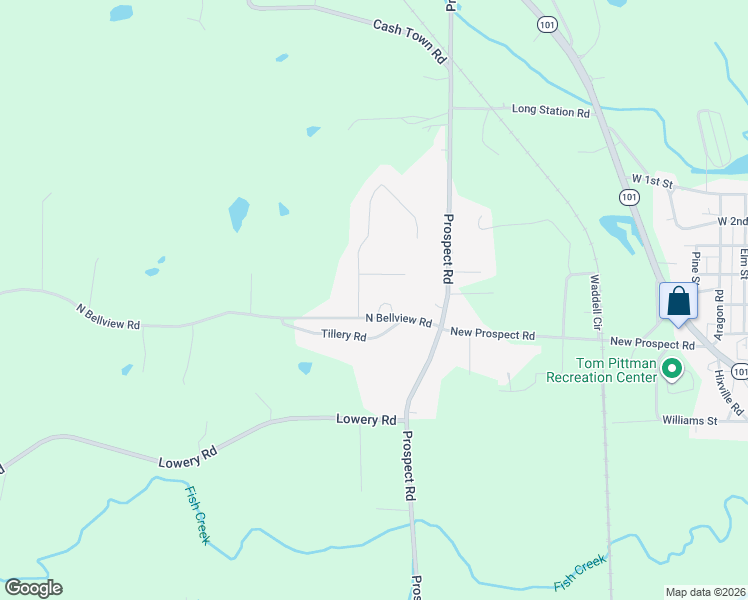 map of restaurants, bars, coffee shops, grocery stores, and more near 70 North Bellview Road in Aragon