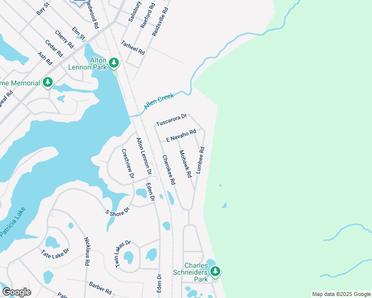 map of restaurants, bars, coffee shops, grocery stores, and more near 521 Mohawk Road in Boiling Spring Lakes