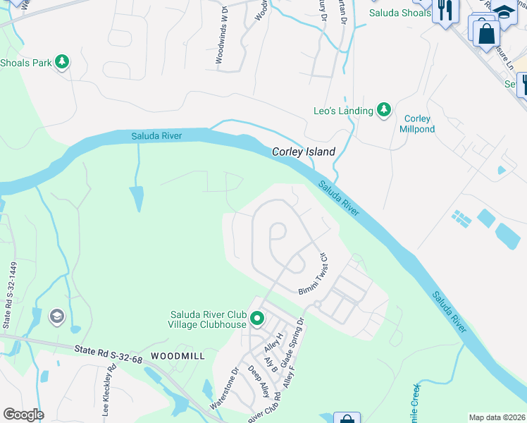 map of restaurants, bars, coffee shops, grocery stores, and more near 562 Bimini Twist Circle in Lexington