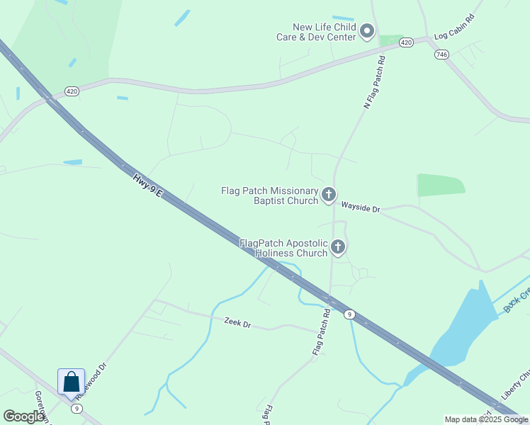 map of restaurants, bars, coffee shops, grocery stores, and more near 2185 Highway 9 Business West in Loris