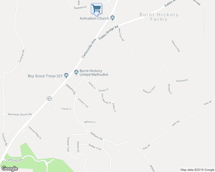 map of restaurants, bars, coffee shops, grocery stores, and more near 261 Kelley Lane in Dallas