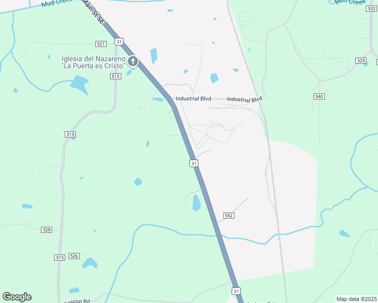 map of restaurants, bars, coffee shops, grocery stores, and more near 3771 U.S. 31 in Hanceville