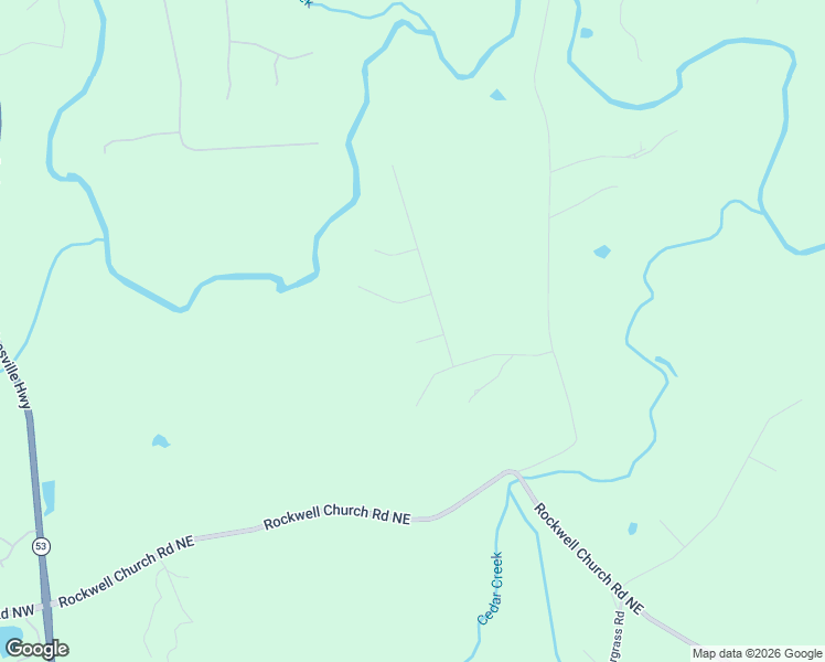 map of restaurants, bars, coffee shops, grocery stores, and more near 257 Galaxy Way in Winder