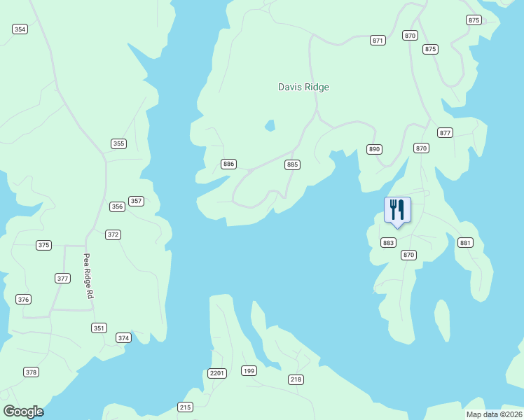 map of restaurants, bars, coffee shops, grocery stores, and more near 759 County Road 885 in Crane Hill