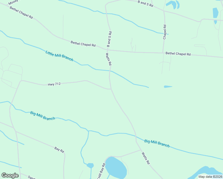 map of restaurants, bars, coffee shops, grocery stores, and more near 3150 Watts Road in Loris