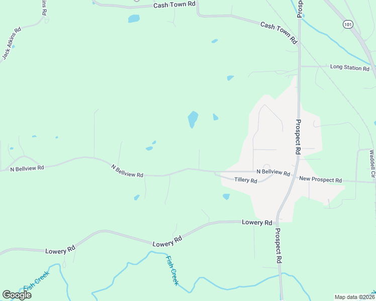map of restaurants, bars, coffee shops, grocery stores, and more near 292 North Bellview Road in Aragon