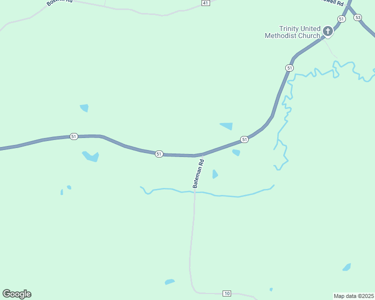 map of restaurants, bars, coffee shops, grocery stores, and more near 7767 Arkansas 51 in Okolona