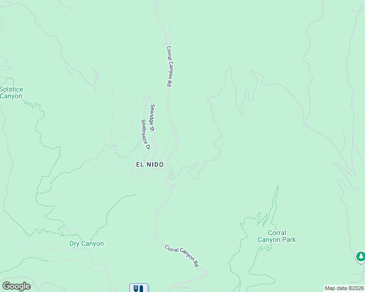 map of restaurants, bars, coffee shops, grocery stores, and more near 2900 Corral Canyon Road in Malibu