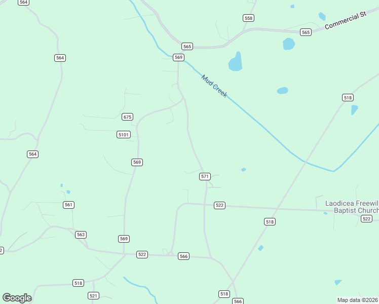 map of restaurants, bars, coffee shops, grocery stores, and more near 290 County Road 571 in Hanceville