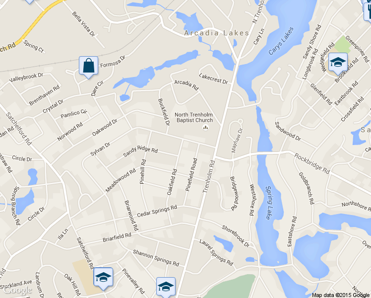 map of restaurants, bars, coffee shops, grocery stores, and more near 6424 Oakfield Road in Columbia