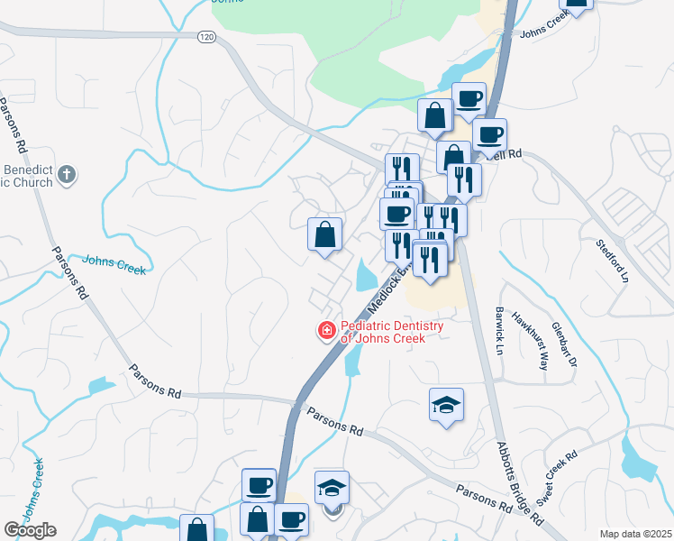 map of restaurants, bars, coffee shops, grocery stores, and more near 6024 Galewind Court in Duluth