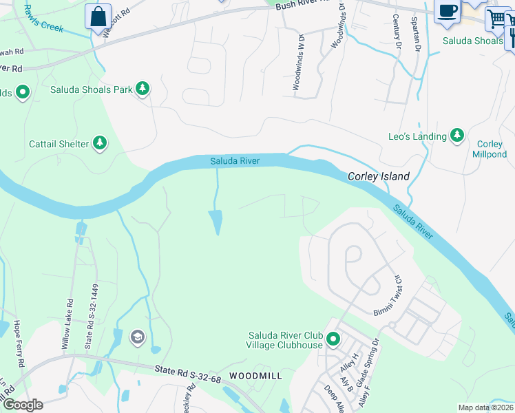 map of restaurants, bars, coffee shops, grocery stores, and more near 780 Corley Mill Road in Lexington