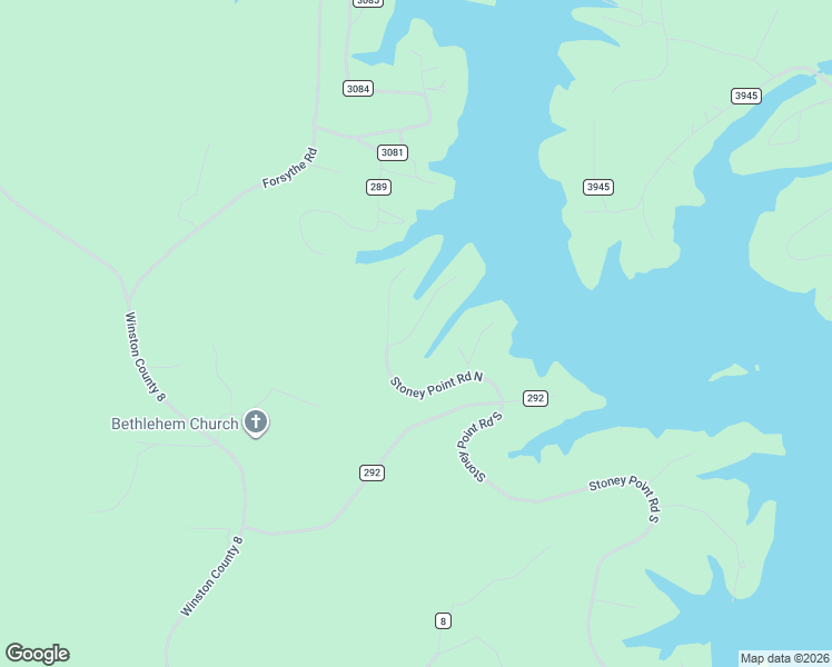 map of restaurants, bars, coffee shops, grocery stores, and more near Long Point Road in Double Springs