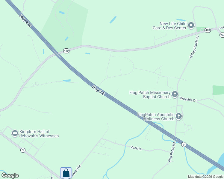 map of restaurants, bars, coffee shops, grocery stores, and more near 2147 Highway 9 in Loris