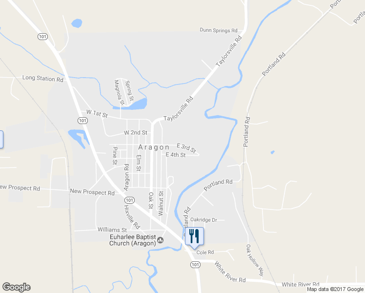 map of restaurants, bars, coffee shops, grocery stores, and more near 12 East 3rd Street in Aragon