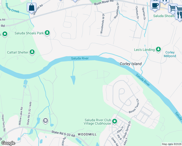 map of restaurants, bars, coffee shops, grocery stores, and more near 780 Corley Mill Road in Lexington