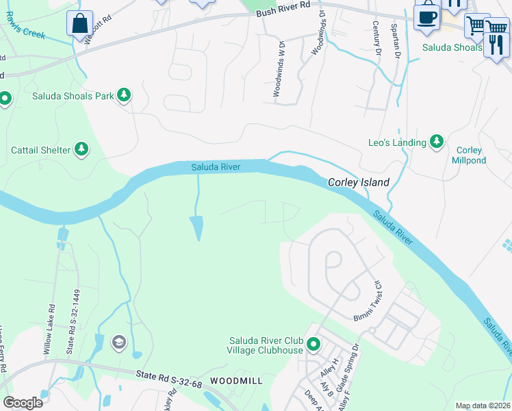 map of restaurants, bars, coffee shops, grocery stores, and more near 780 Corley Mill Road in Lexington