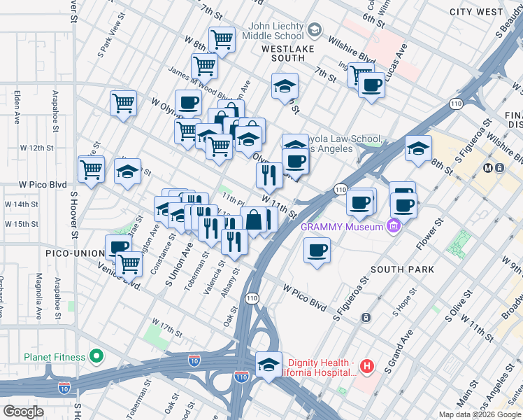 Walk Score Detail Map