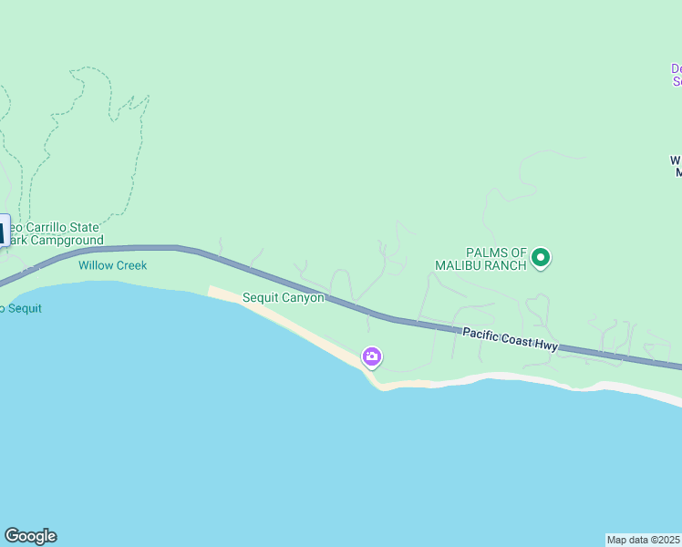 map of restaurants, bars, coffee shops, grocery stores, and more near 34077 Pacific Coast Highway in Malibu