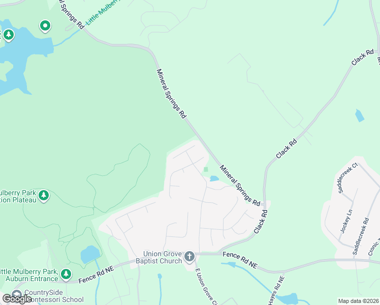 map of restaurants, bars, coffee shops, grocery stores, and more near 4171 Triton Ives Drive Northeast in Auburn