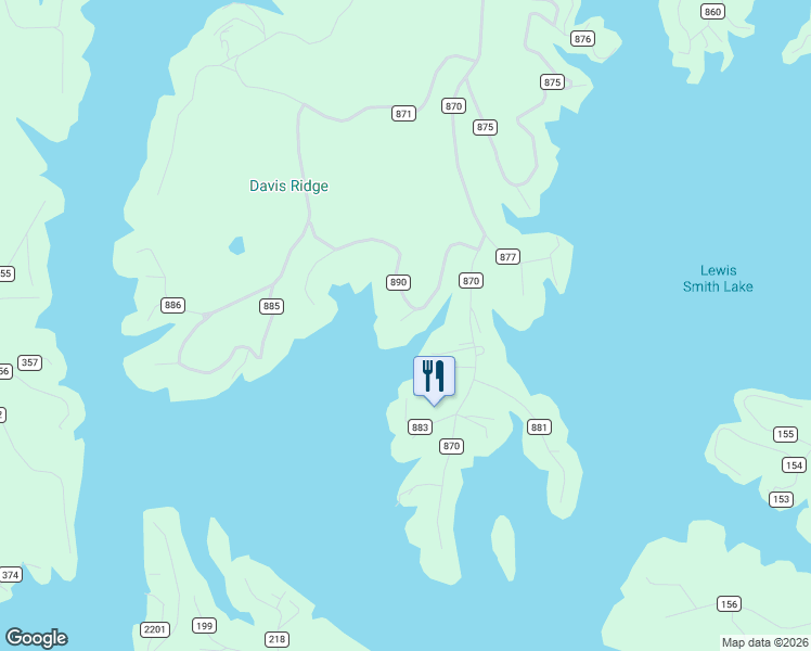 map of restaurants, bars, coffee shops, grocery stores, and more near 1336 County Road 871 in Crane Hill