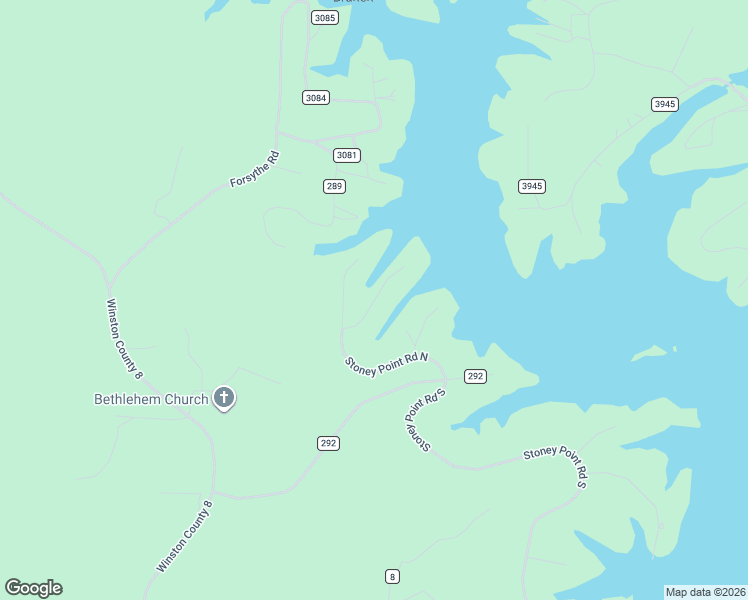 map of restaurants, bars, coffee shops, grocery stores, and more near Long Point Road in Double Springs