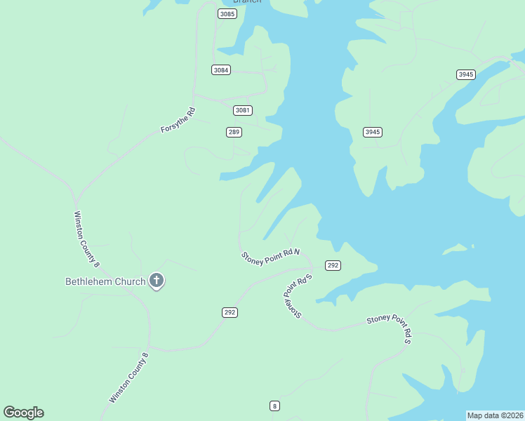 map of restaurants, bars, coffee shops, grocery stores, and more near Long Point Road in Winston County