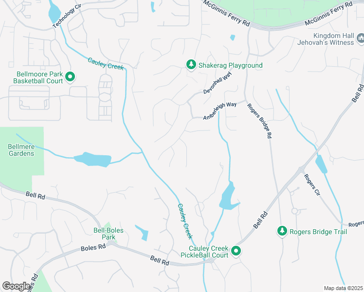 map of restaurants, bars, coffee shops, grocery stores, and more near 125 Ketton Crossing in Duluth