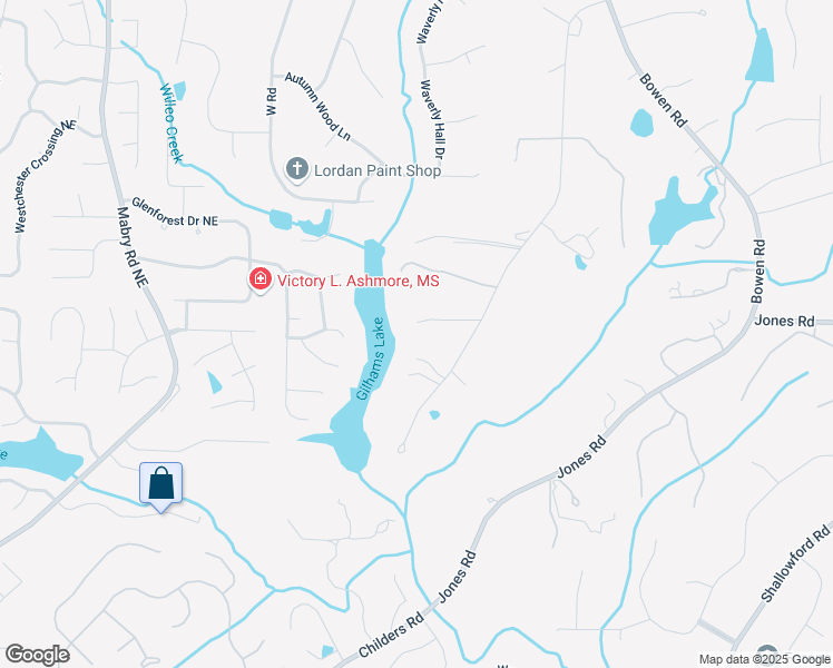 map of restaurants, bars, coffee shops, grocery stores, and more near 10855 Stroup Road in Roswell