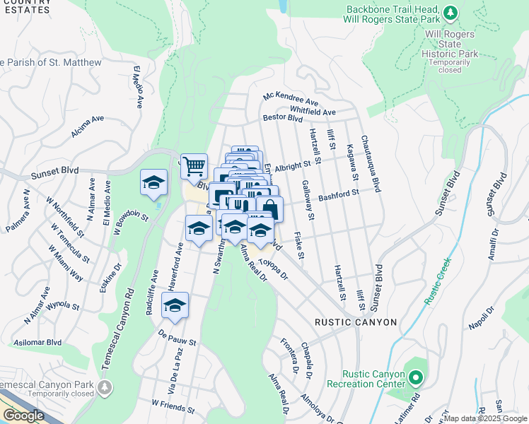 map of restaurants, bars, coffee shops, grocery stores, and more near 964 Bashford Street in Los Angeles