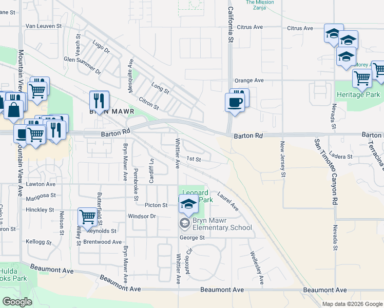 Walk Score Detail Map