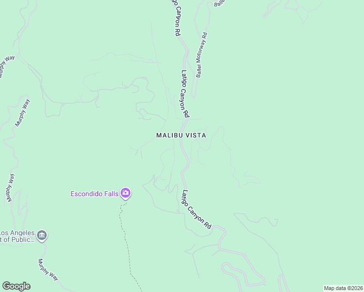 map of restaurants, bars, coffee shops, grocery stores, and more near Latigo Canyon Road in Los Angeles County