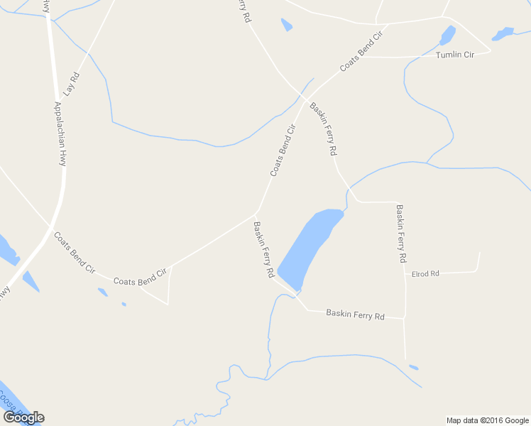 map of restaurants, bars, coffee shops, grocery stores, and more near 2444 Coats Bend Circle in Gadsden