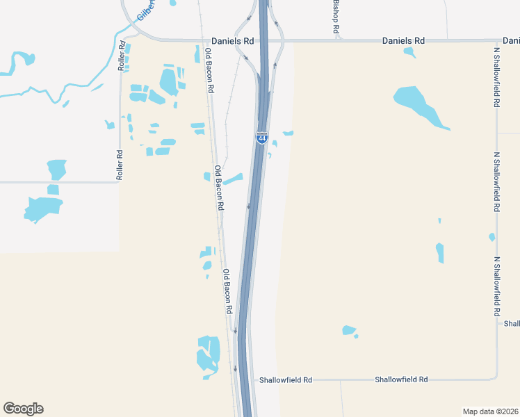 map of restaurants, bars, coffee shops, grocery stores, and more near 1039 Interstate 44 Service Road in Burkburnett