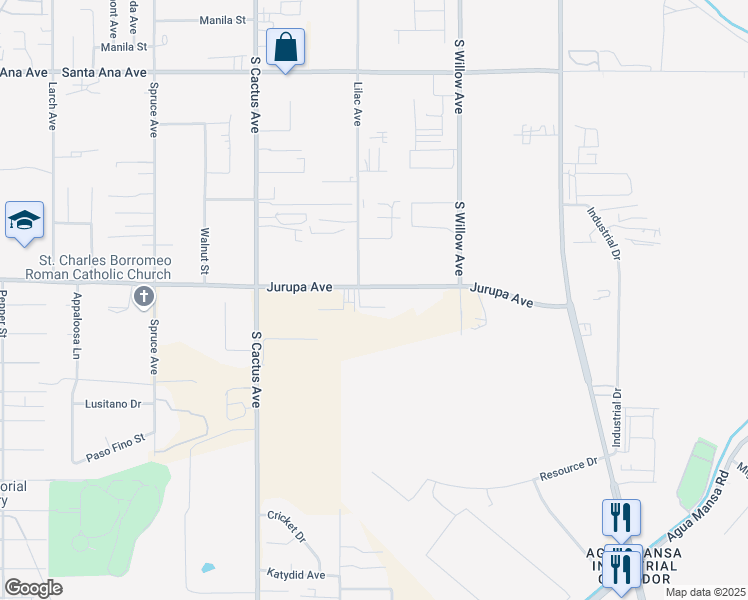 map of restaurants, bars, coffee shops, grocery stores, and more near 11317 Lilac Avenue in Bloomington