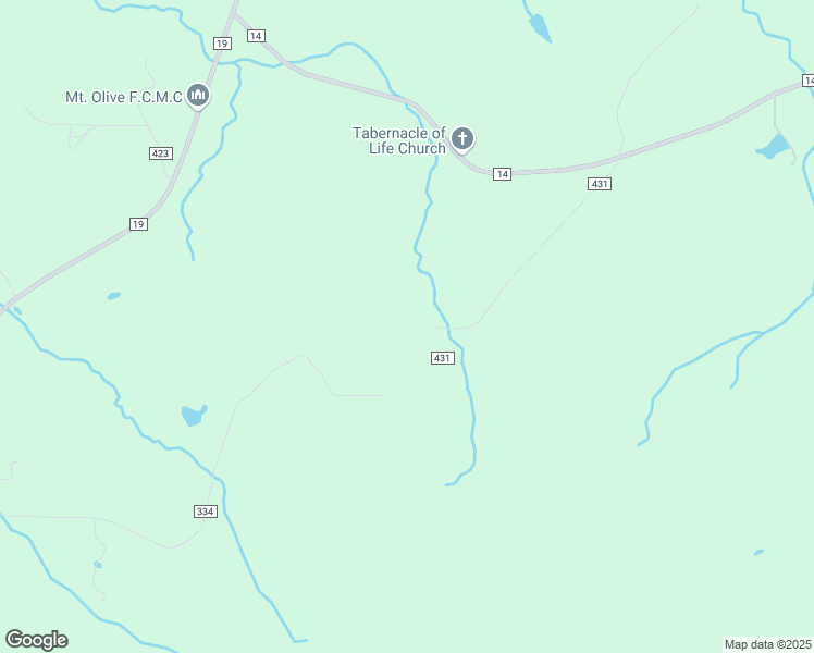 map of restaurants, bars, coffee shops, grocery stores, and more near 1415 County Road 431 in Piedmont